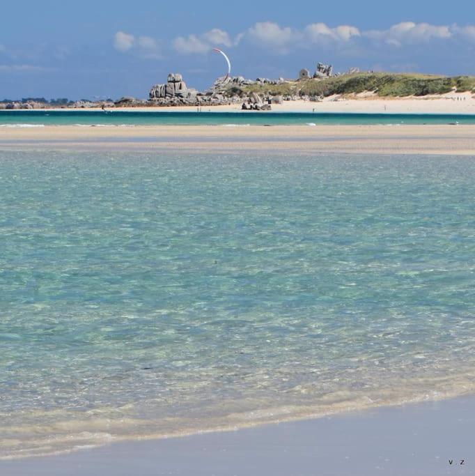 Kerlean, Plage Des Sables Blancs A 700M! Concarneau Exterior foto